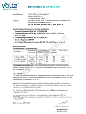 Volta M系列FDA EU认证